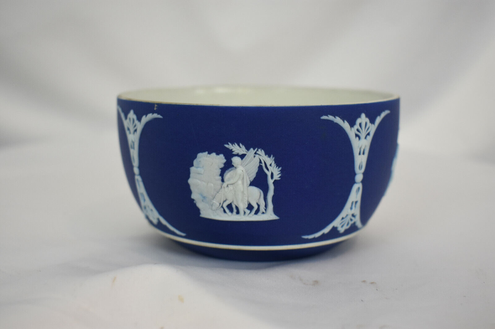 Antique Cobalt Blue Wedgwood Jasperware Bowl