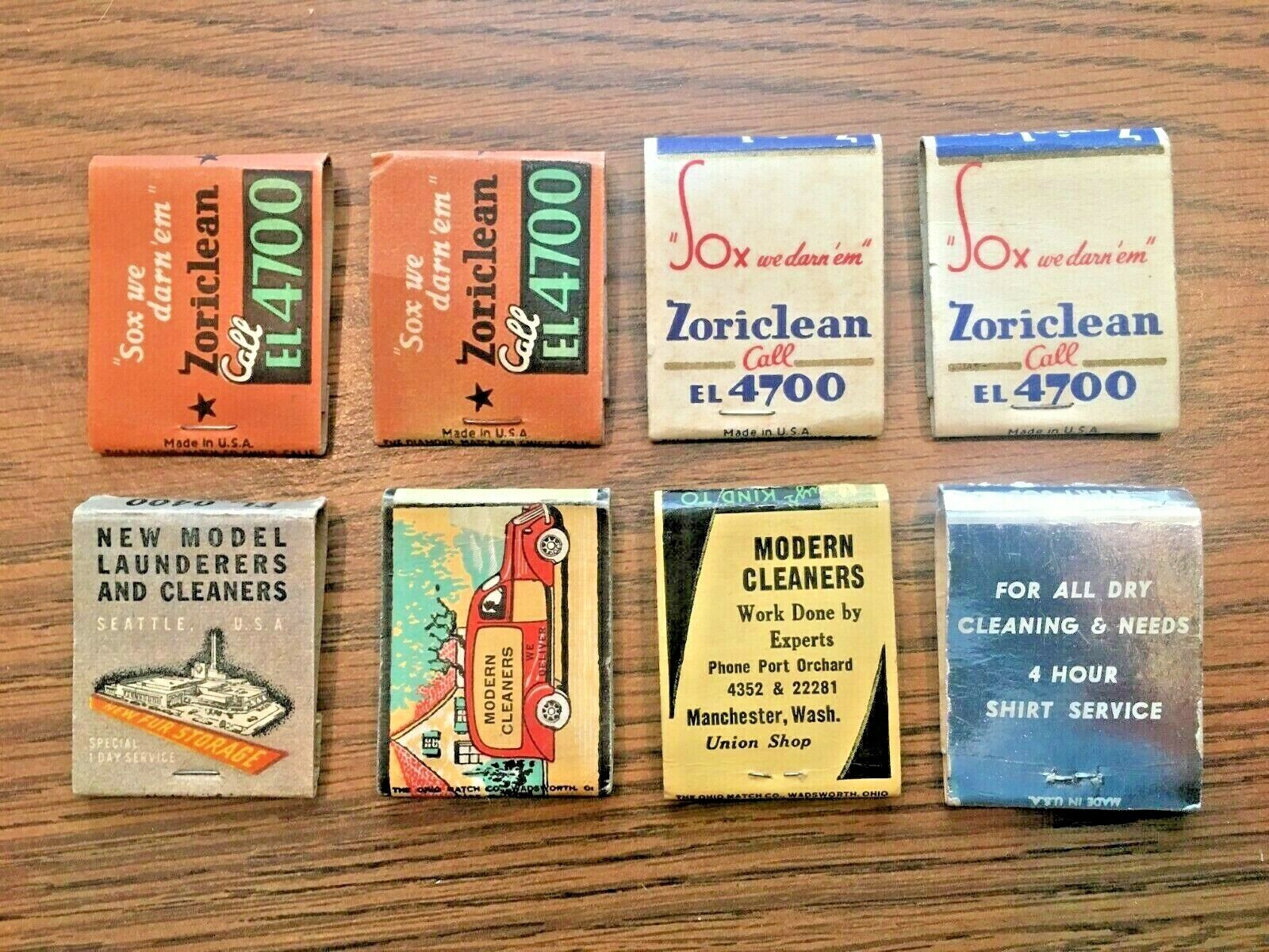 Lot 8 Vintage Dry Cleaning Laundry Laundromat Cleaners Pacific Northwest Seattle