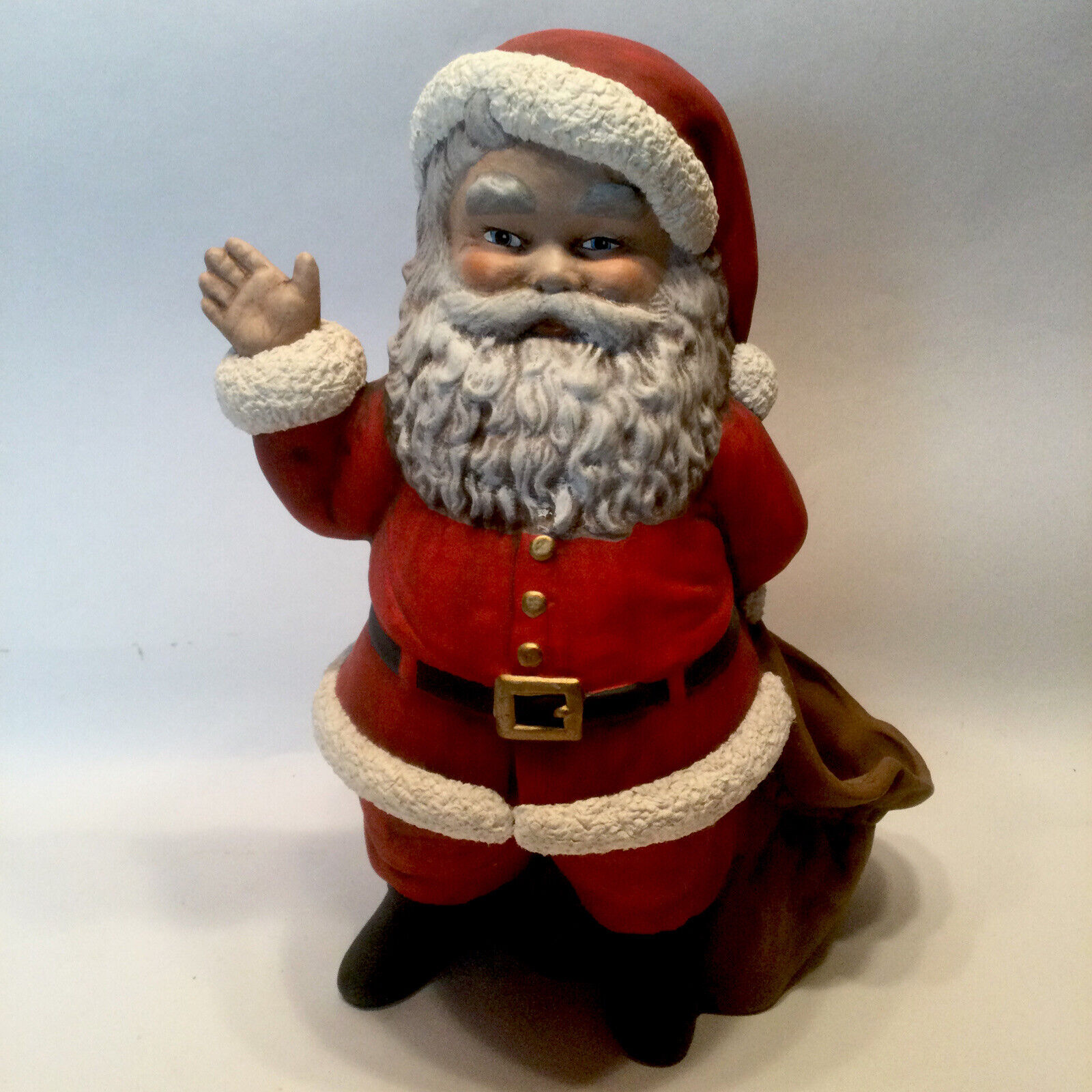 Vintage Santa Claus Hand Painted Ceramic 10\