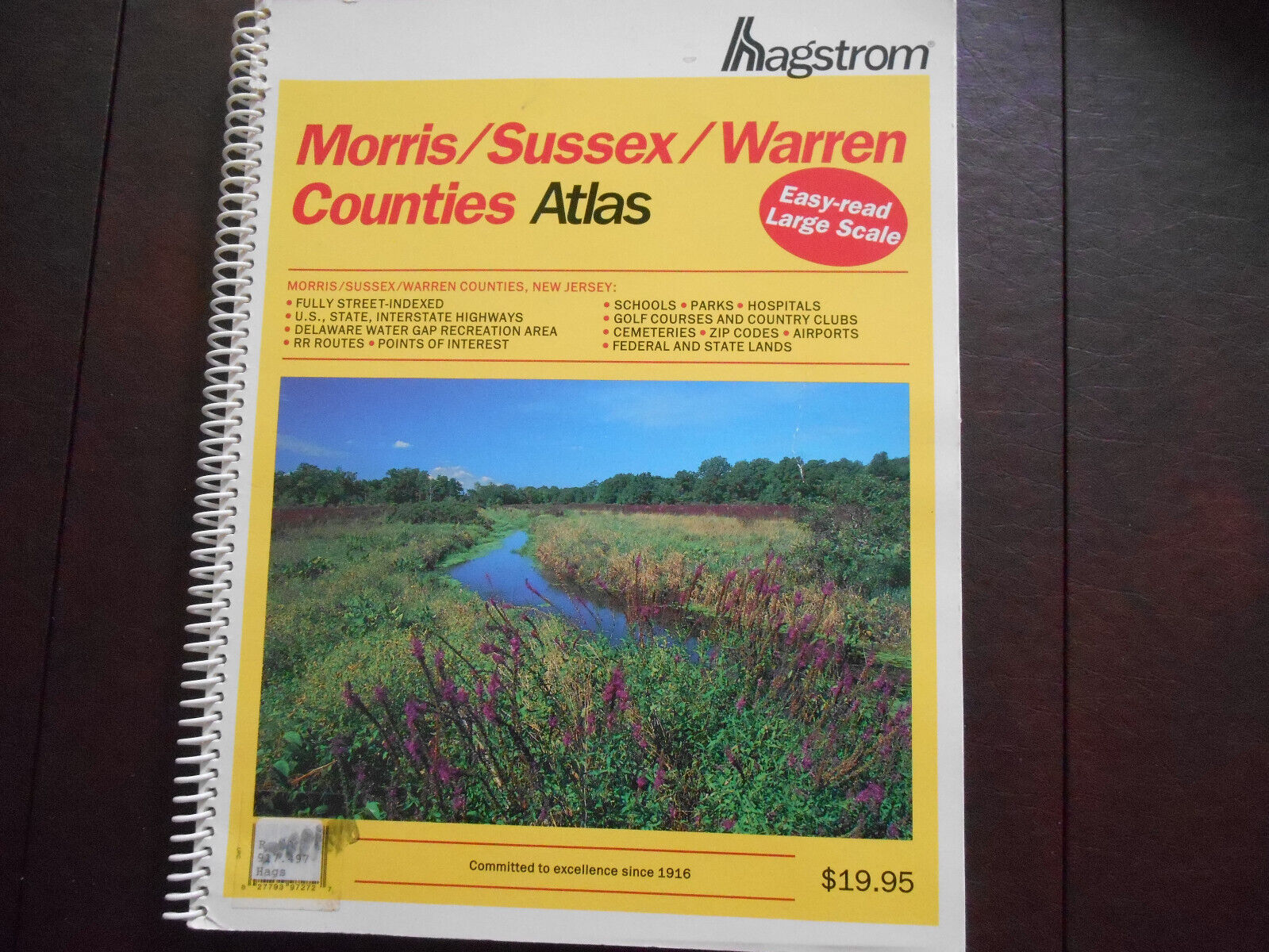 Hagstrom Morris/Sussex/Warren Counties Atlas