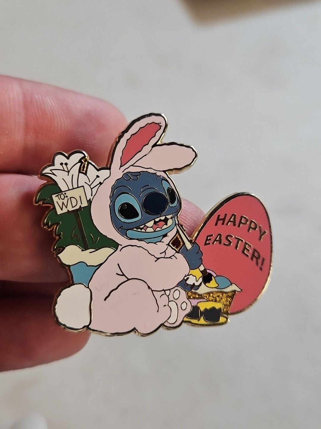 Disney WDI 2012 Easter Stitch In a Bunny Suit LE 250 Disney Pin 89736