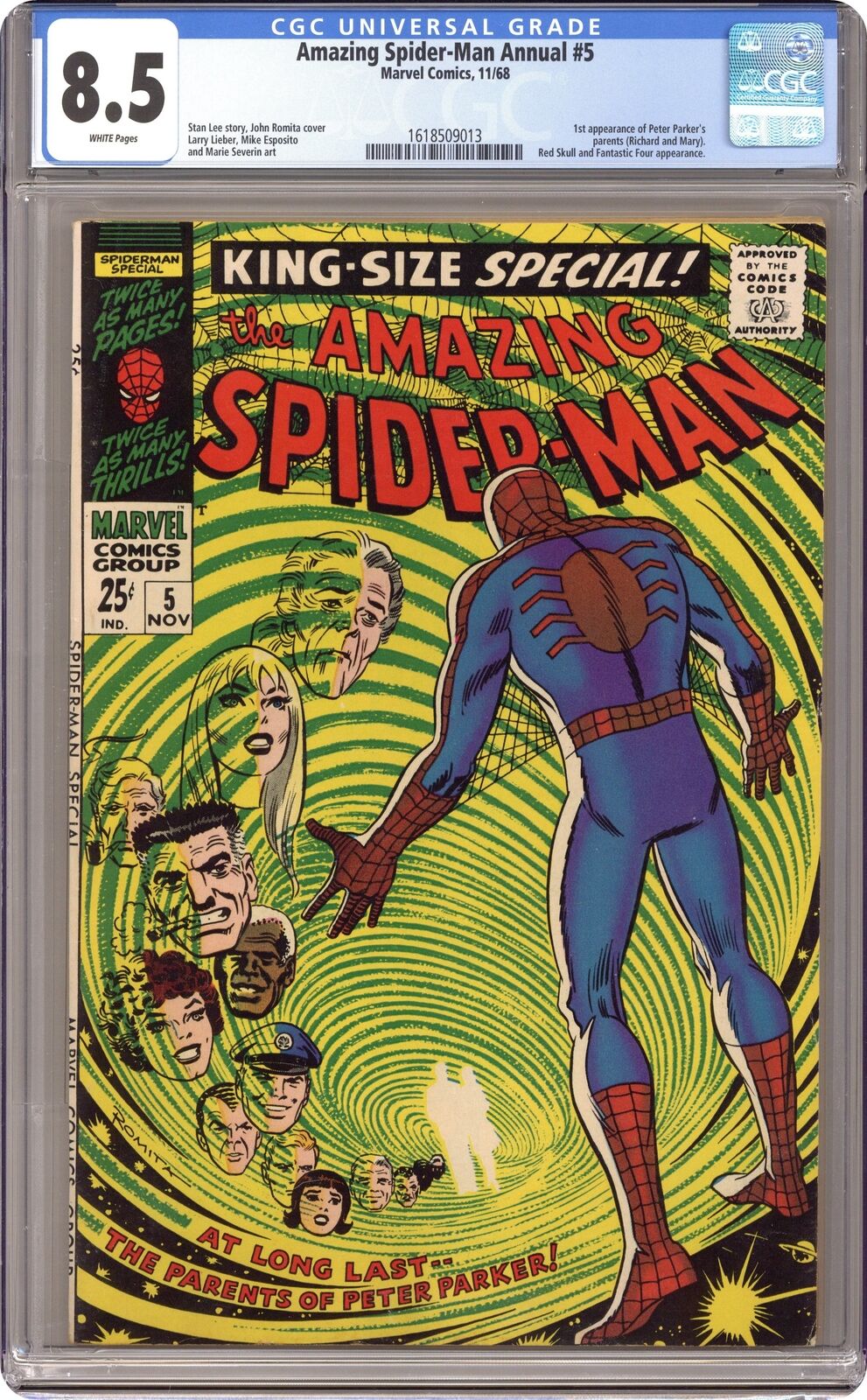 Amazing Spider-Man Annual #5 CGC 8.5 1968 1618509013