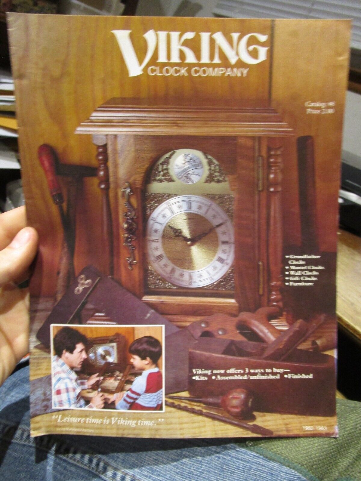 1982 Viking Manufacturing Co. Foley Alabama Clock Building Grandfather Parts