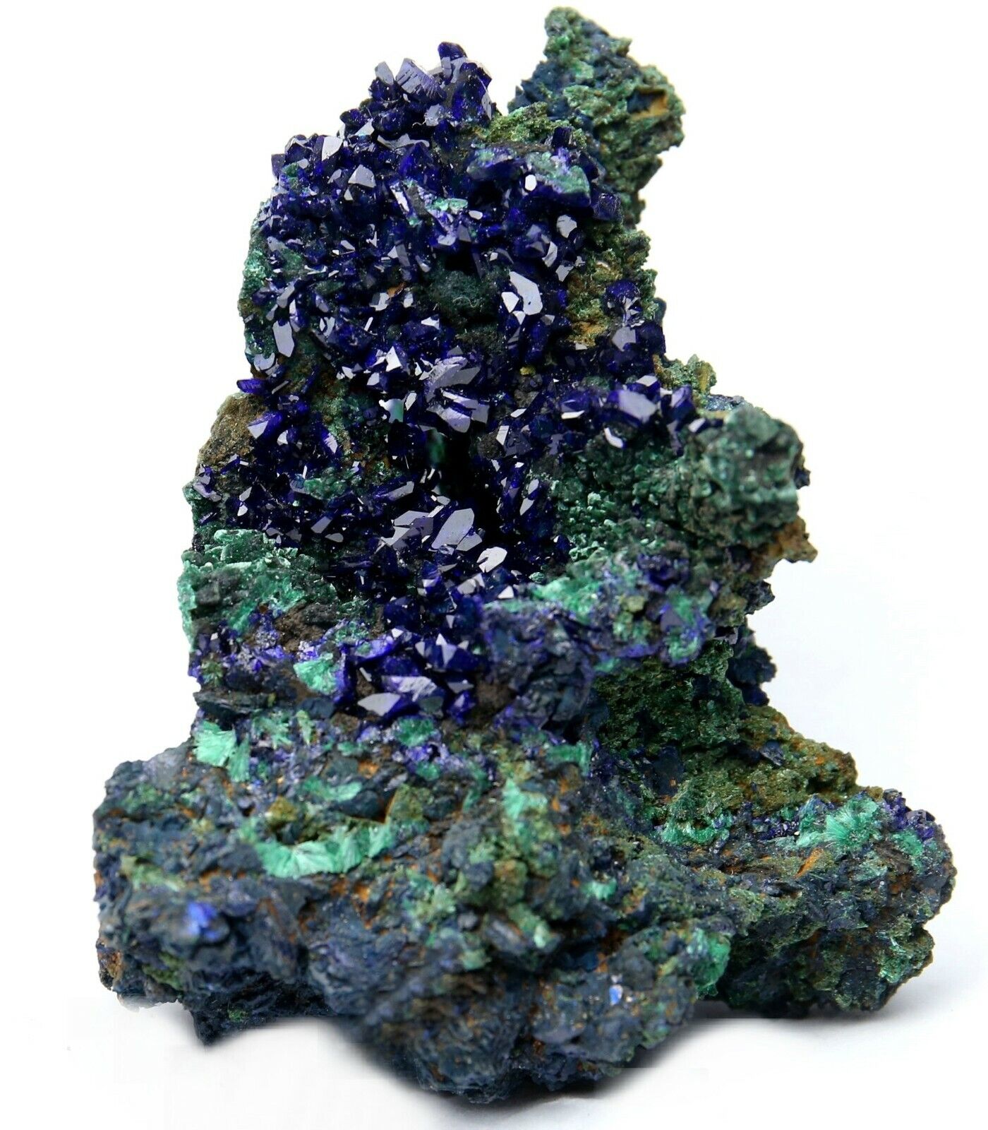 132.2g Beauty Glittering Azurite & Malachite Mineral Specimen/China A0558