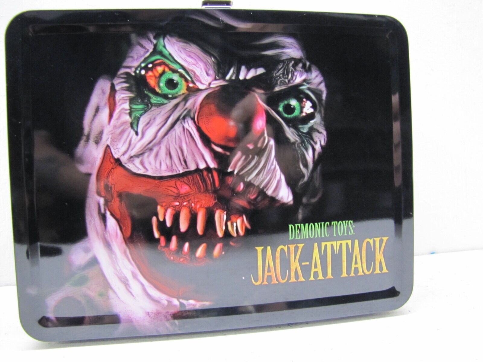 Jack Attack--Demonic Toys-( Full Moon )   METAL LUNCHBOX No Thermos Brand new
