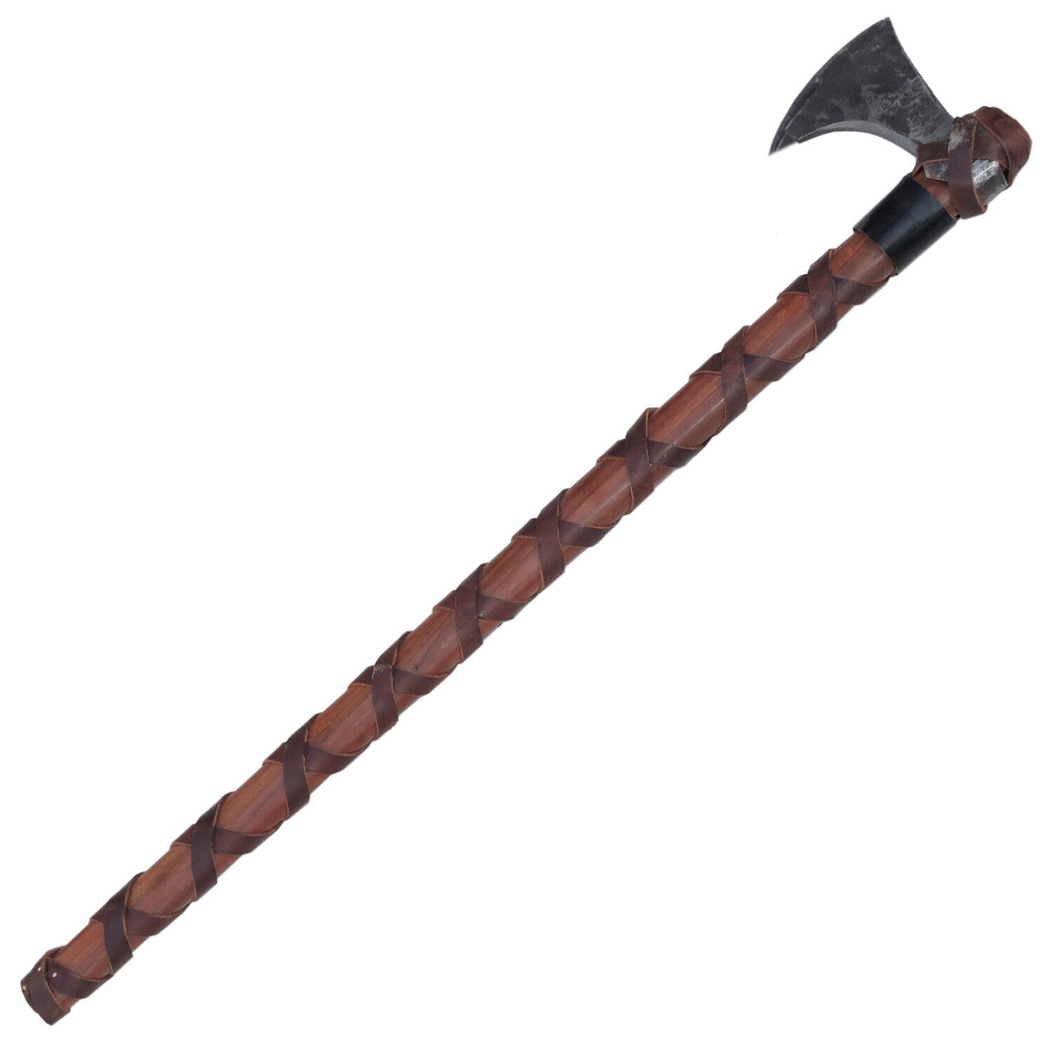 Hand Forged Functional Outdoor Viking Bearded Axe, This impressive weapon fea...