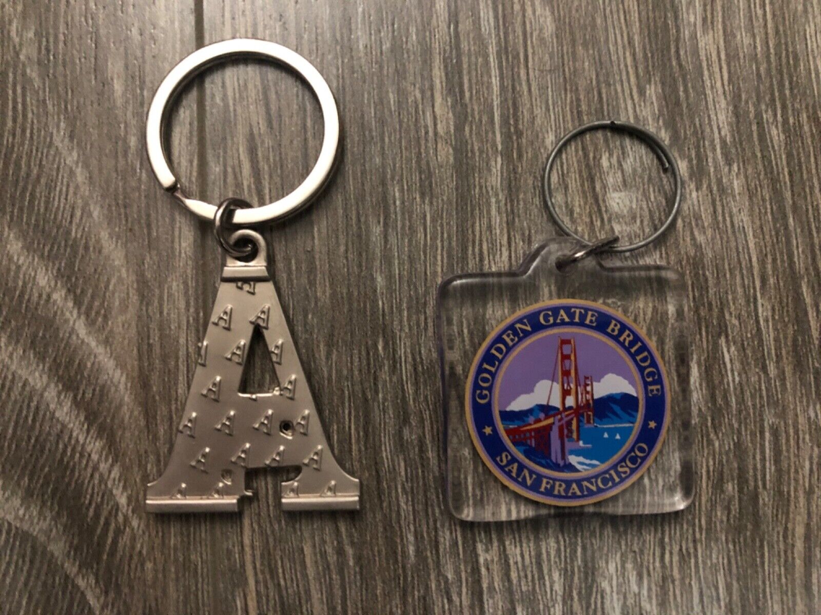 Vintage San Francisco Golden Gate Bridge Souvenir keychain Lot