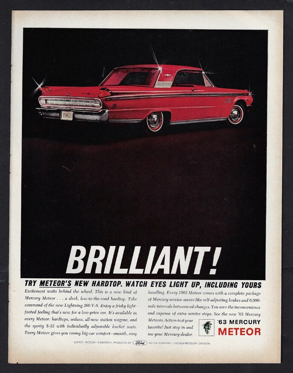 1962 Ad for 1963 MERCURY METEOR \