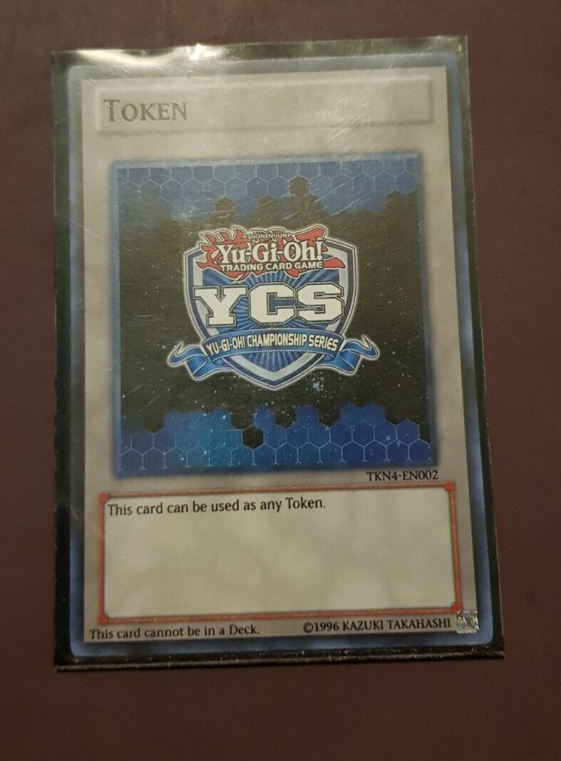 Yu-Gi-Oh Official YCS Token TKN4-EN002 Super Rare Unlimited Edition 