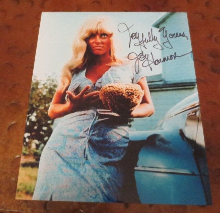Joy Harmon actress signed autographed photo sexy blonde bombshell Cool Hand Luke