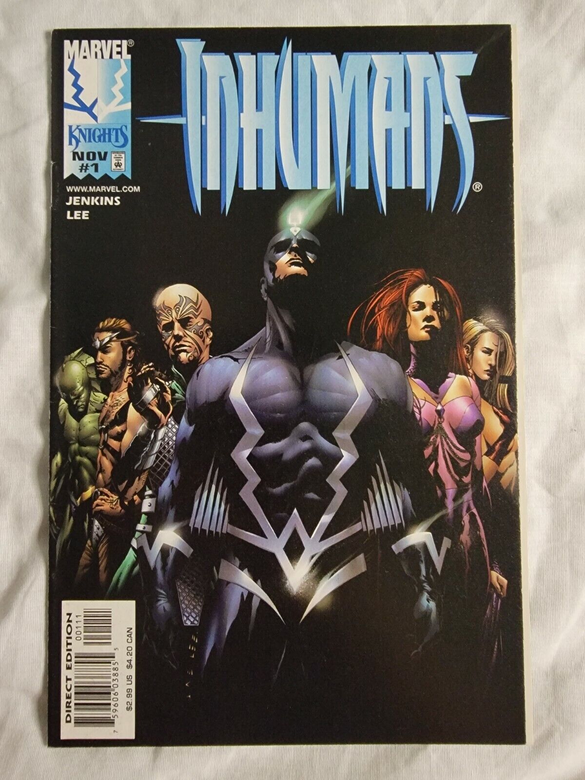 Inhumans # 1 (1998) Marvel Knights Comic Book Jae Lee Black Bolt