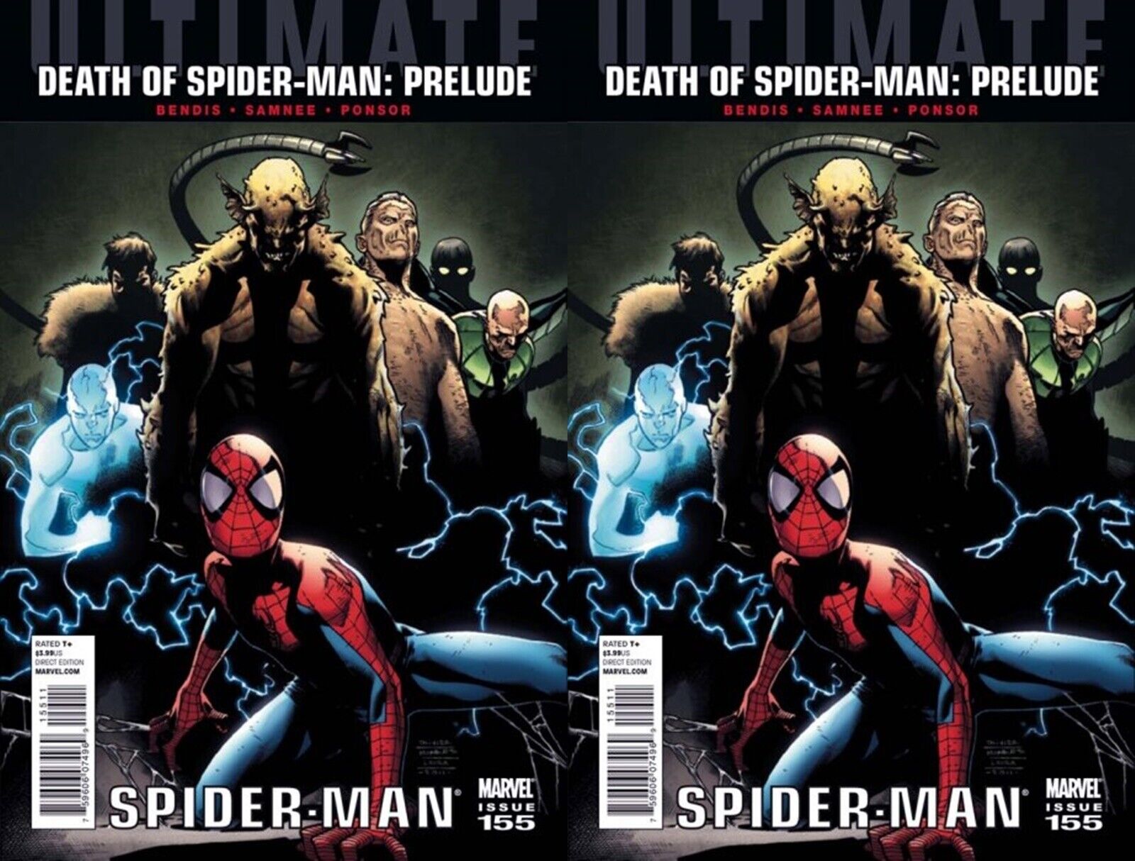 Ultimate Spider-Man #155 Volume 2 (2009-2011) Marvel Comics - 2 Comics
