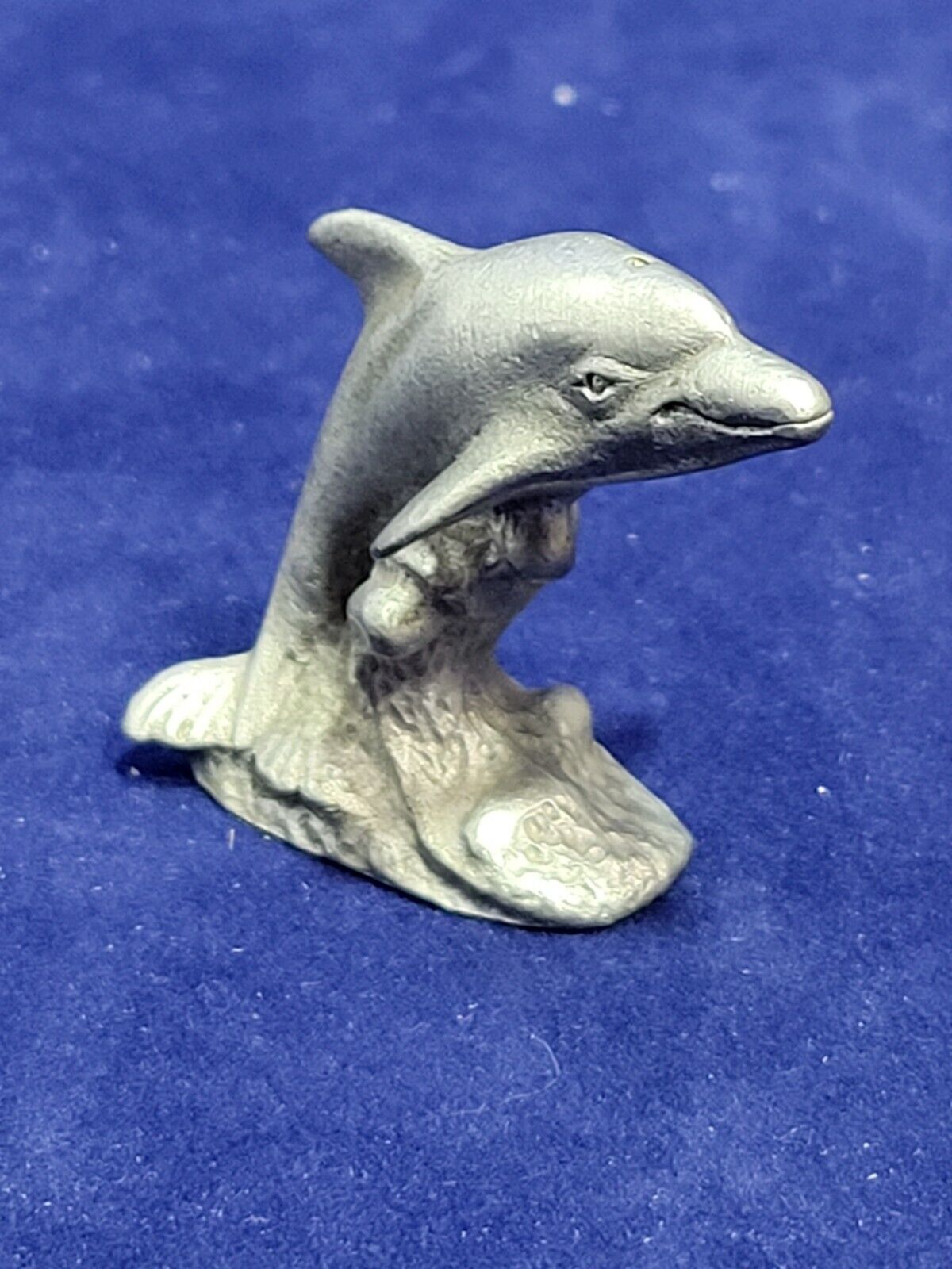 Spoontiques Pewter  Dolphin Jumping Vintage  #P92
