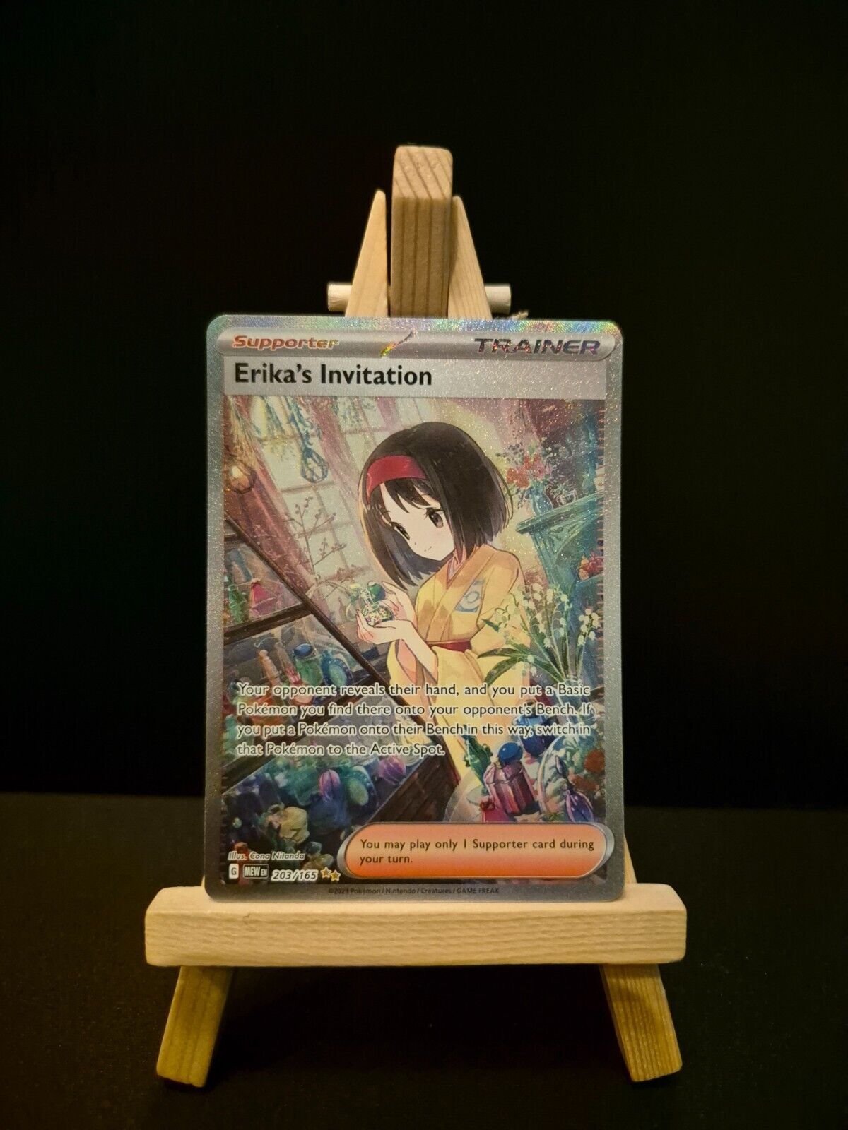 Pokémon TCG Erika\'s Invitation Scarlet & Violet-151 203/165 Holo Special