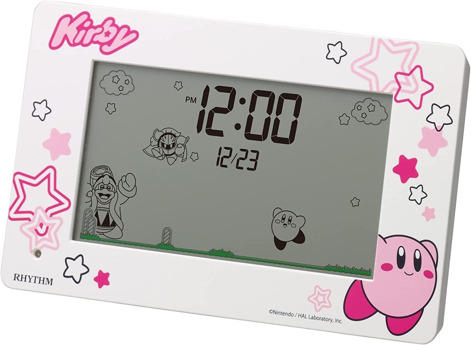Kirby Super Star Alarm Clock / action digital clock Pink 10 x 16cm Japan