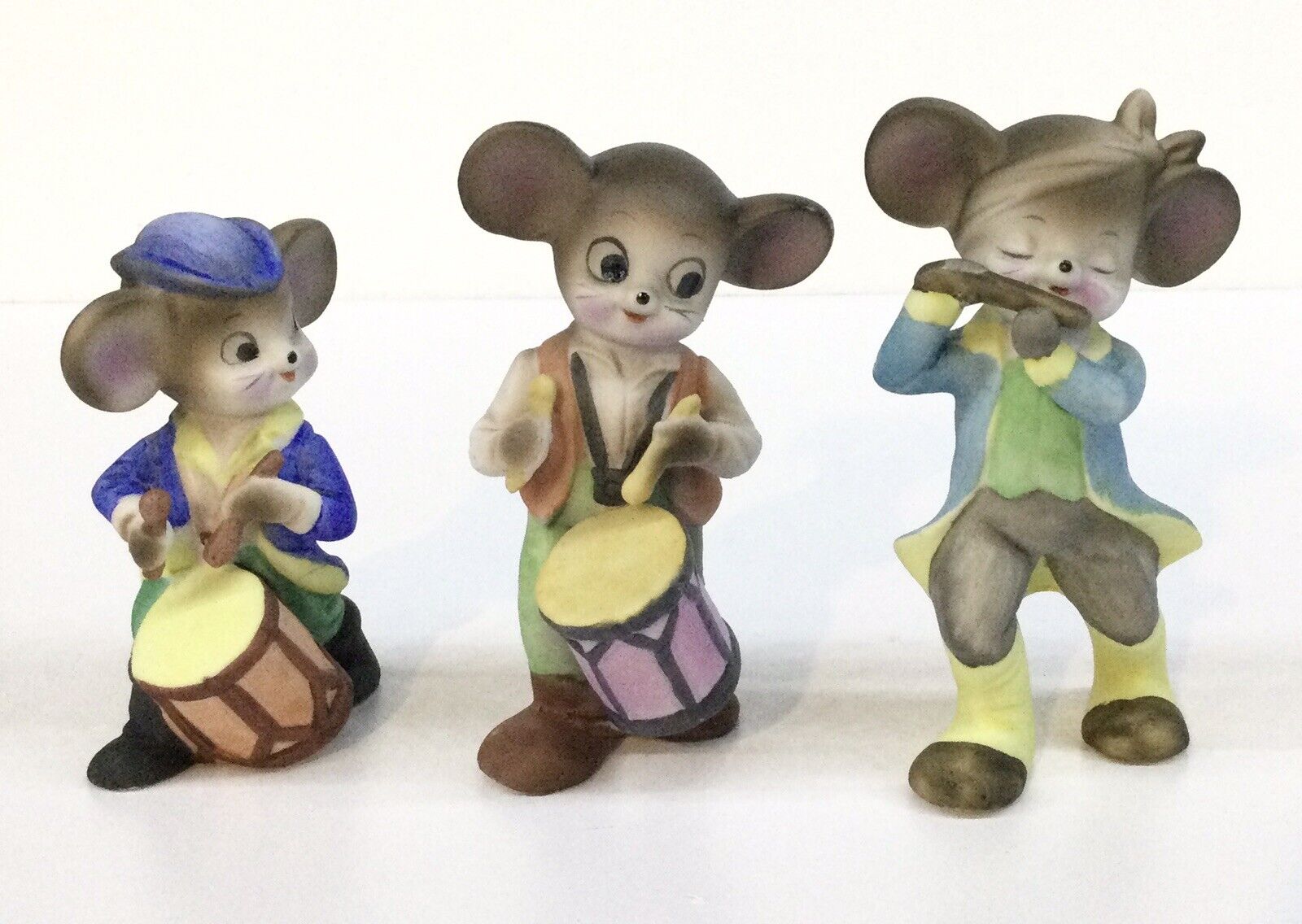 Vintage Lefton Patriotic Mice, set of 3, EXCELLENT CONDITION 