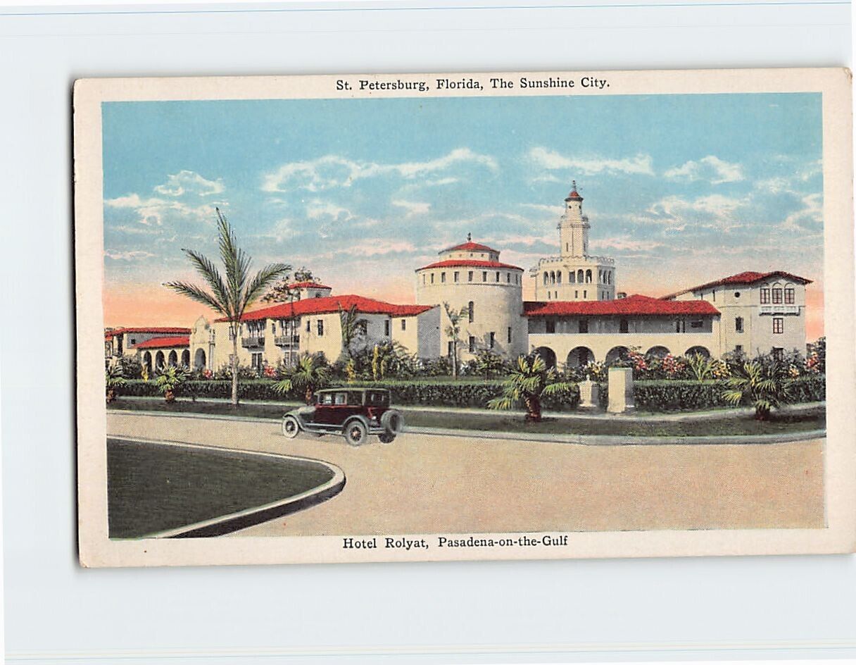 Postcard Hotel Rolyat Pasadena-on-the-Gulf St. Petersburg Florida USA
