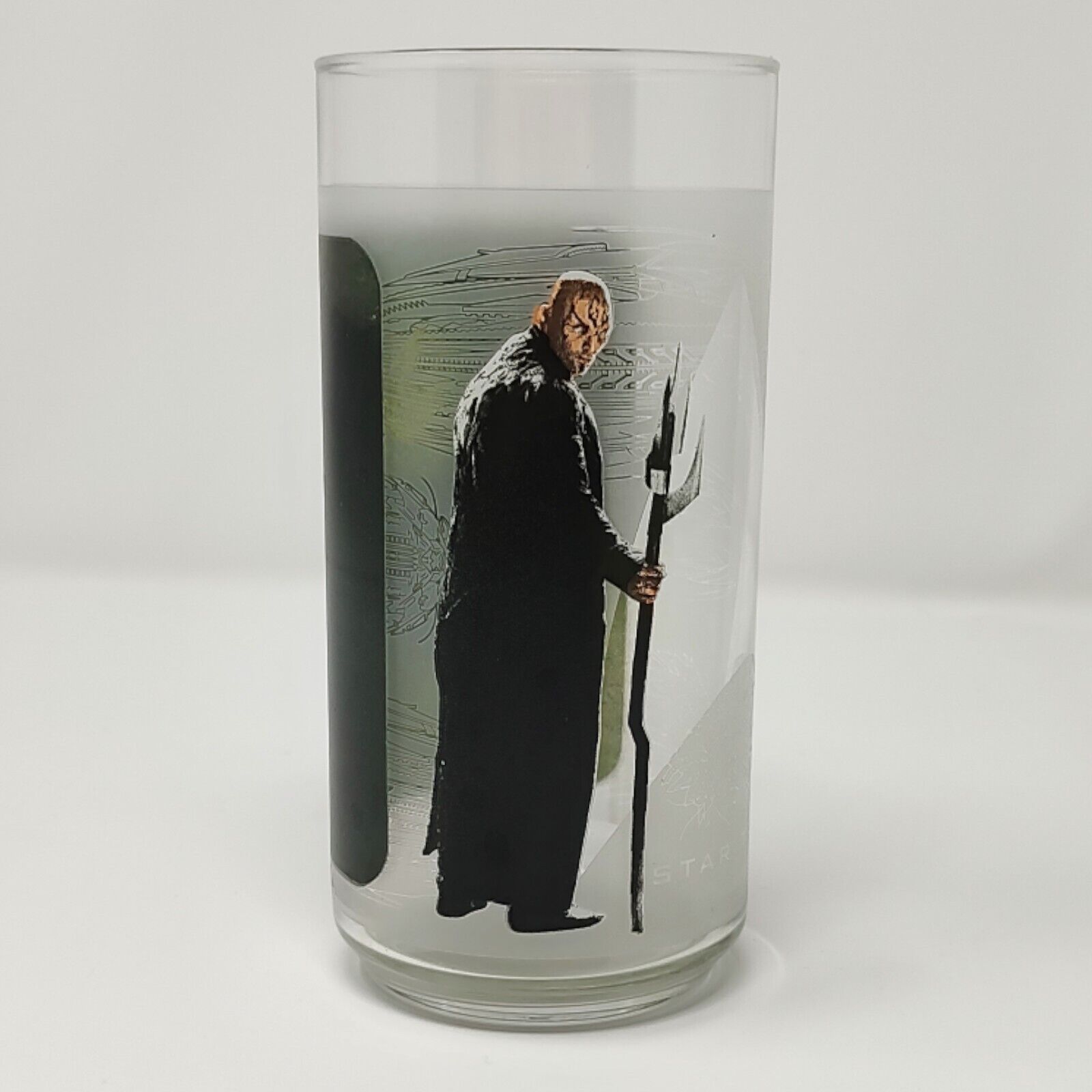 Star Trek Captain Nero Drinking Glass Cup Fans Memorabilia Kitchen Collectible