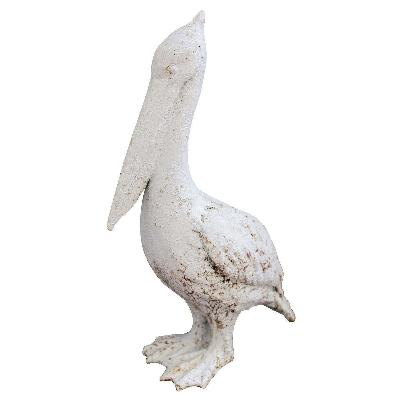 Pelican with Rust Sculpture