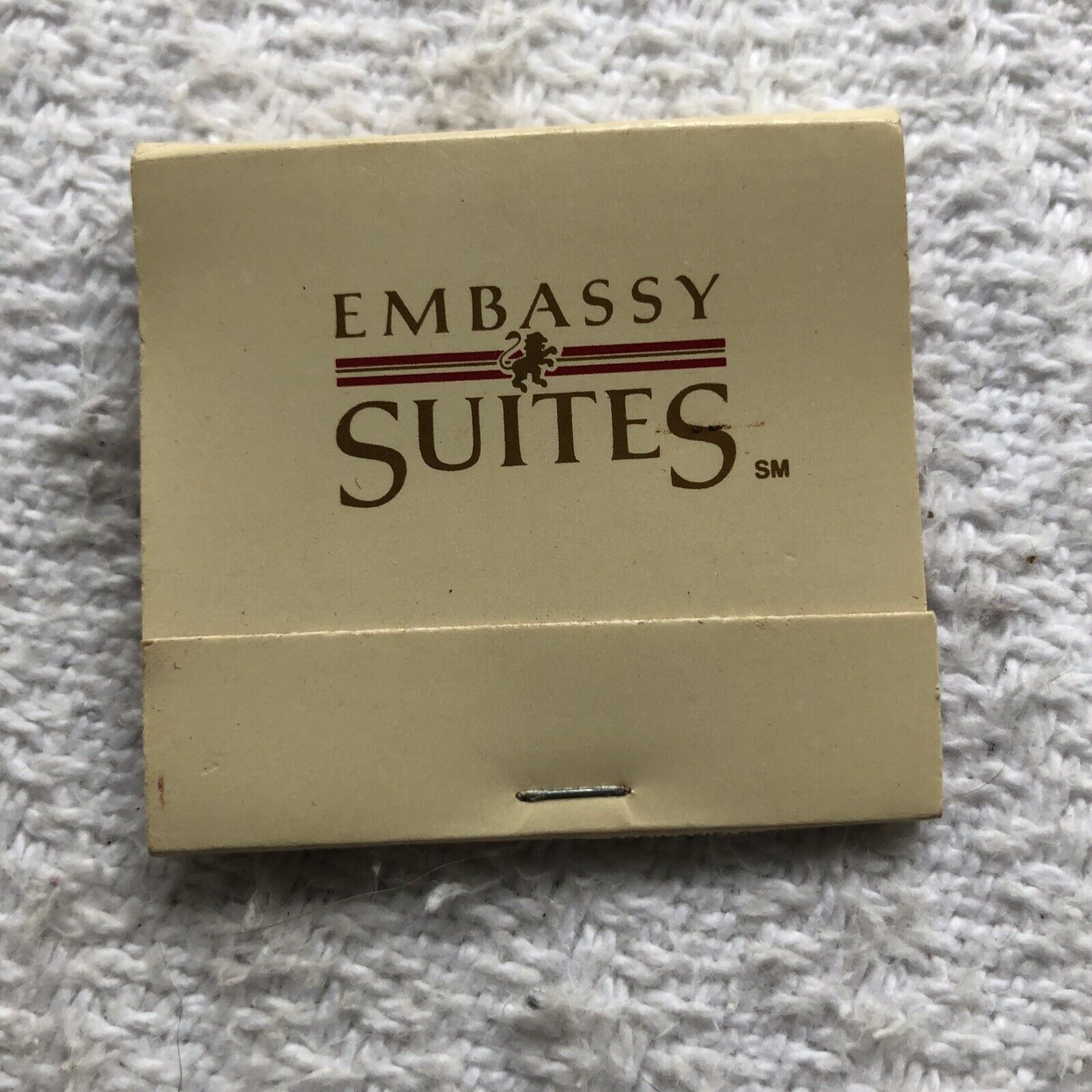 Embassy Suites Hotel Vintage Matchbook FULL UNSTRUCK EUC