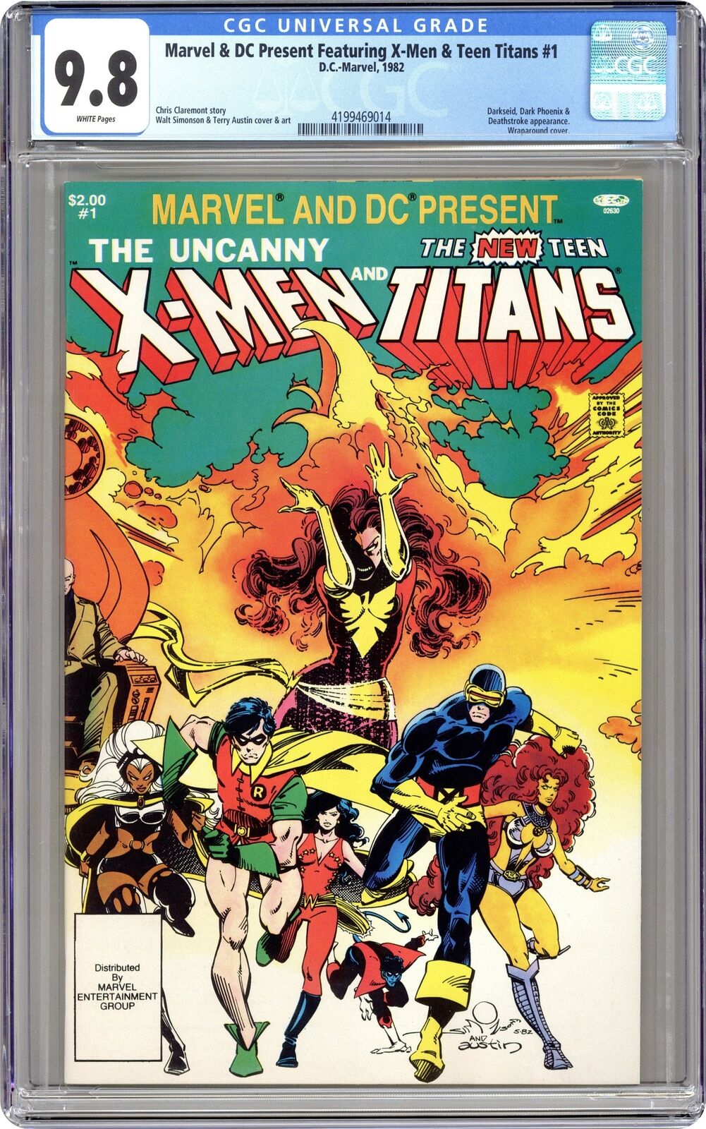 Marvel and DC Present the Uncanny X-Men and the New Teen Titans #1 CGC 9.8 1982