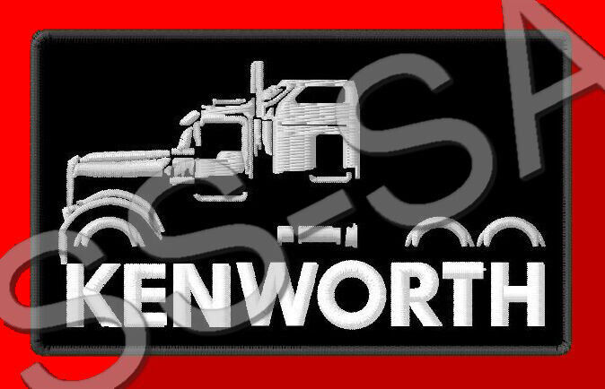 KENWORTH EMBROIDERED PATCH IRON/SEW ON ~4-3/4\