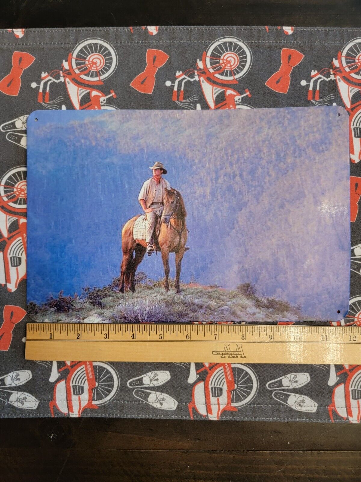Cowboy Horse Metal Tin Sign Marlboro Man Broke Back Mountain Western Barn 