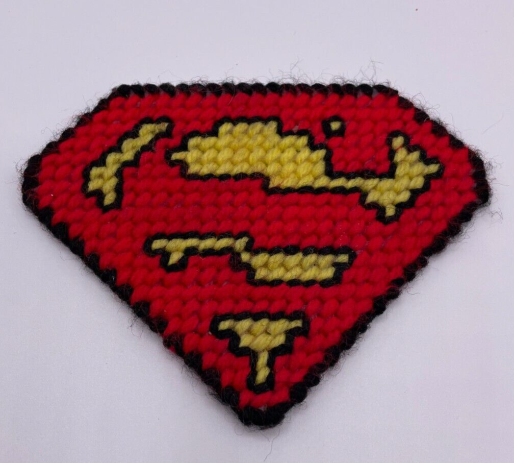 Superman Patch Superman Logo Custom Superman Emblem Vintage Handmade 