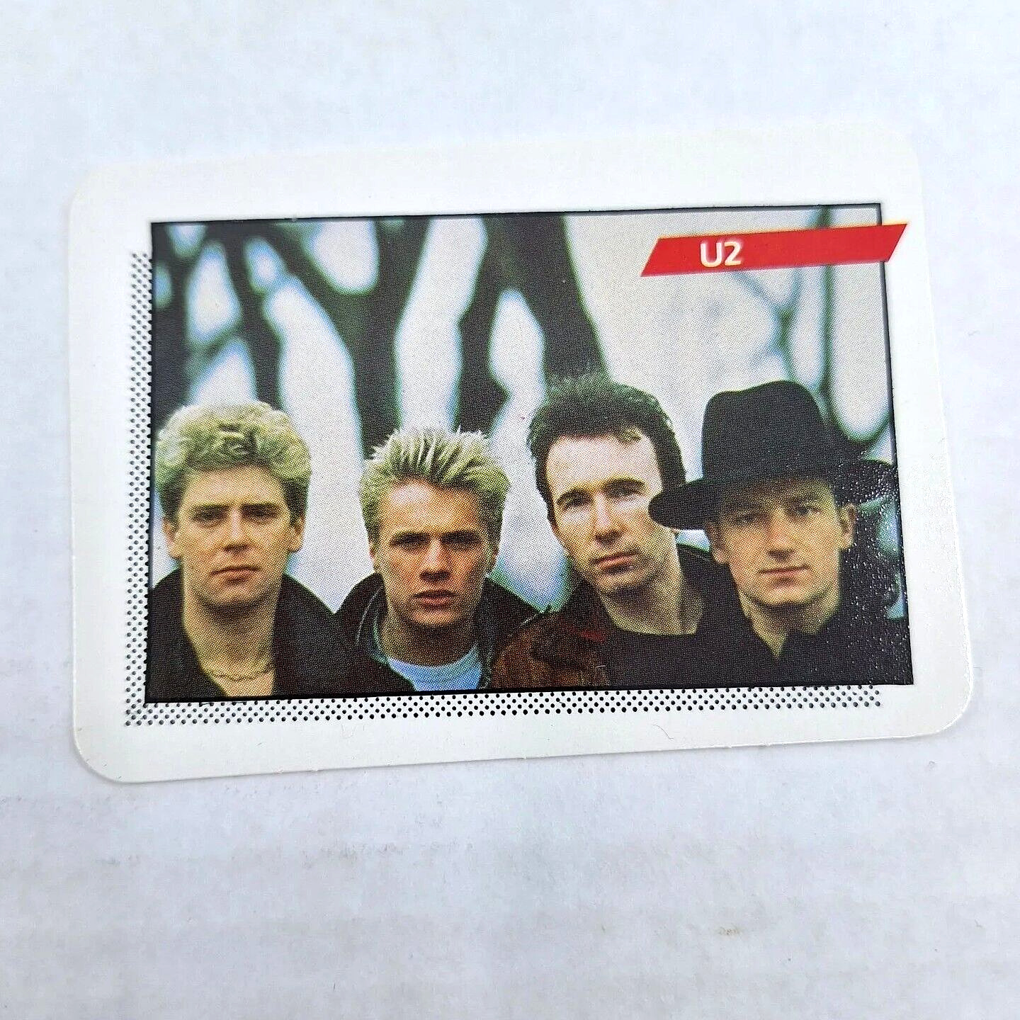 U2 Rookie Card 1985 AGI Rock Star Concert Cards Series 1 Vintage