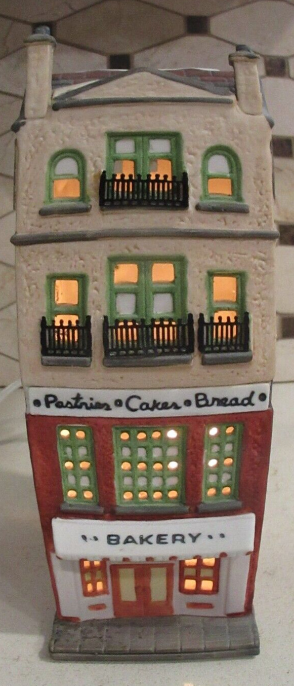 Department 56 Christmas In The City Series Bakery Retired 1987 