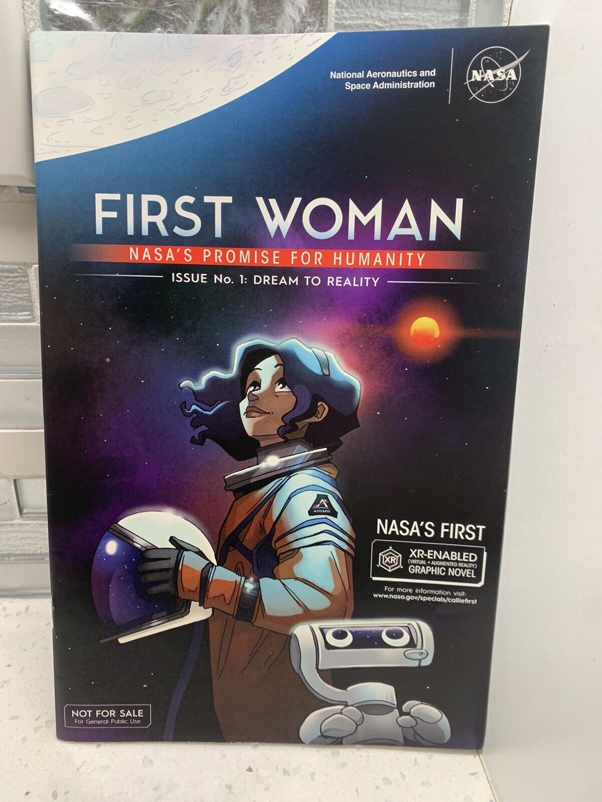 FIRST WOMAN NASA Artemis First Woman NASA’s Promise For Humanity Comic