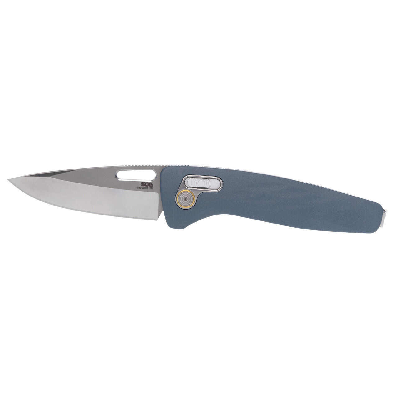 SOG Knives One-Zero XR 12-73-04-57 Smoke Gray Aluminum S35VN Pocket Knife