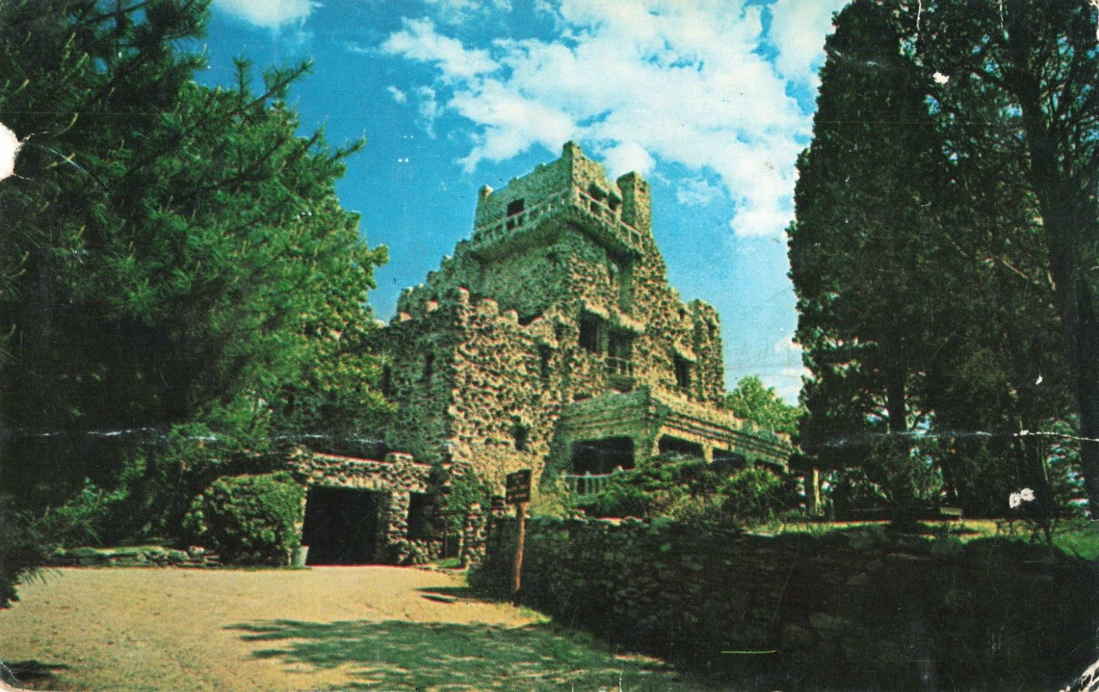 Hadlyme CT Connecticut, Gillette Castle State Park, Vintage Postcard