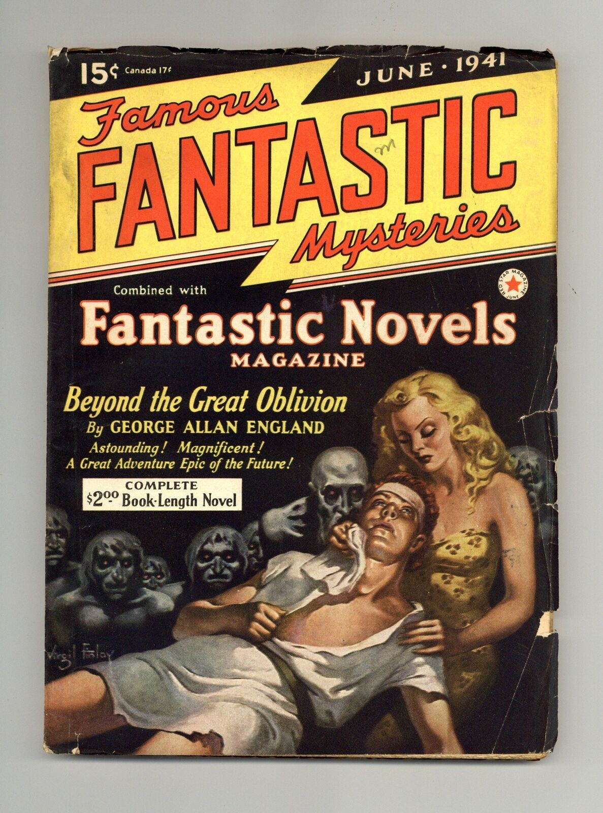 Famous Fantastic Mysteries Pulp Jun 1941 Vol. 3 #2 VG 4.0
