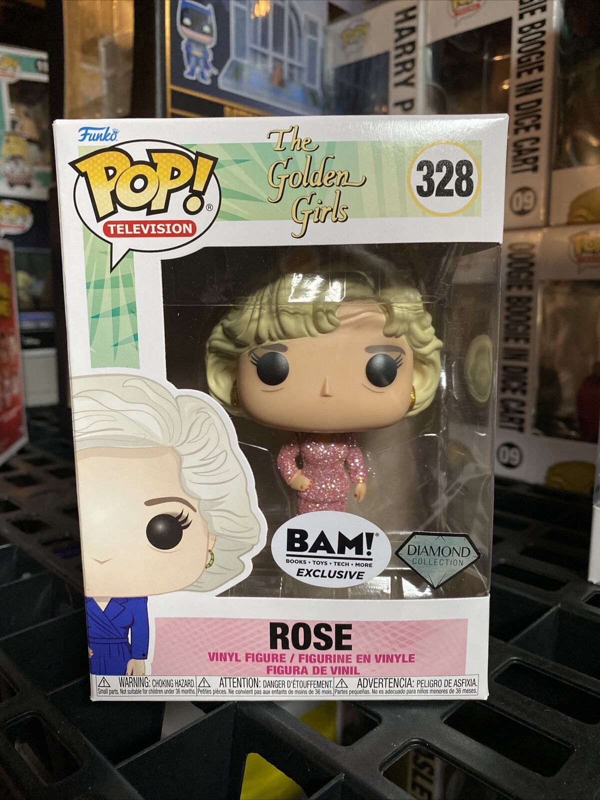 Funko POP Rose #328 BAM Diamond Collection the Golden Girls MAY