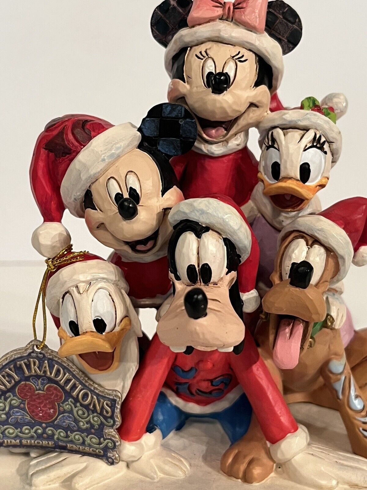 Disney Traditions Christmas Piled High Holiday Cheer Micky Jim Shore Figurine