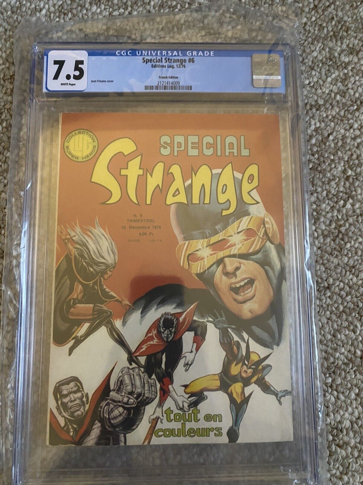 Special Strange 6 Cgc 7.5 And 24 Cgc 5.5 French Variant 1981 Low Print Tough