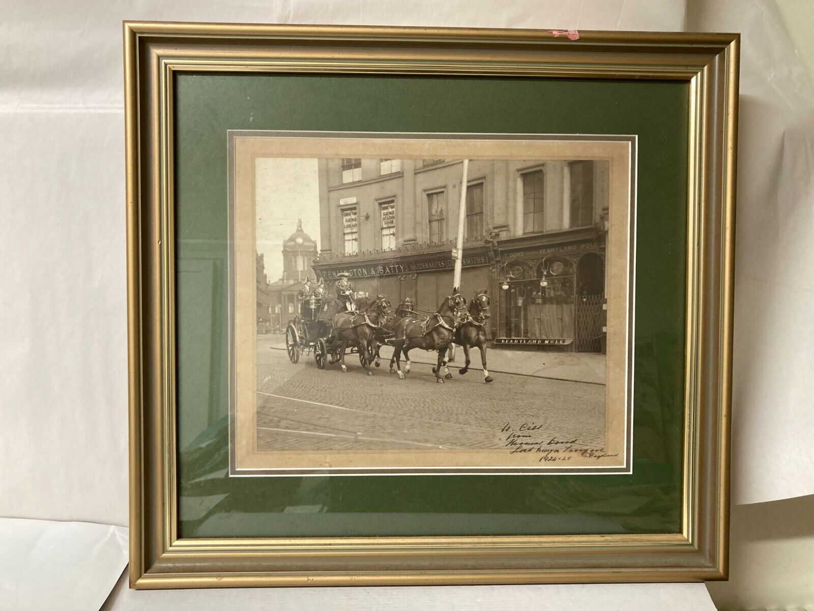 A Framed Photograph of Thomas Dowd Lord Mayor Of Liverpool (UK) 1924-25