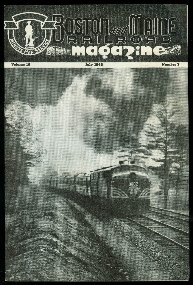 Boston & Maine Railroad Employees Magazine 7 1948
