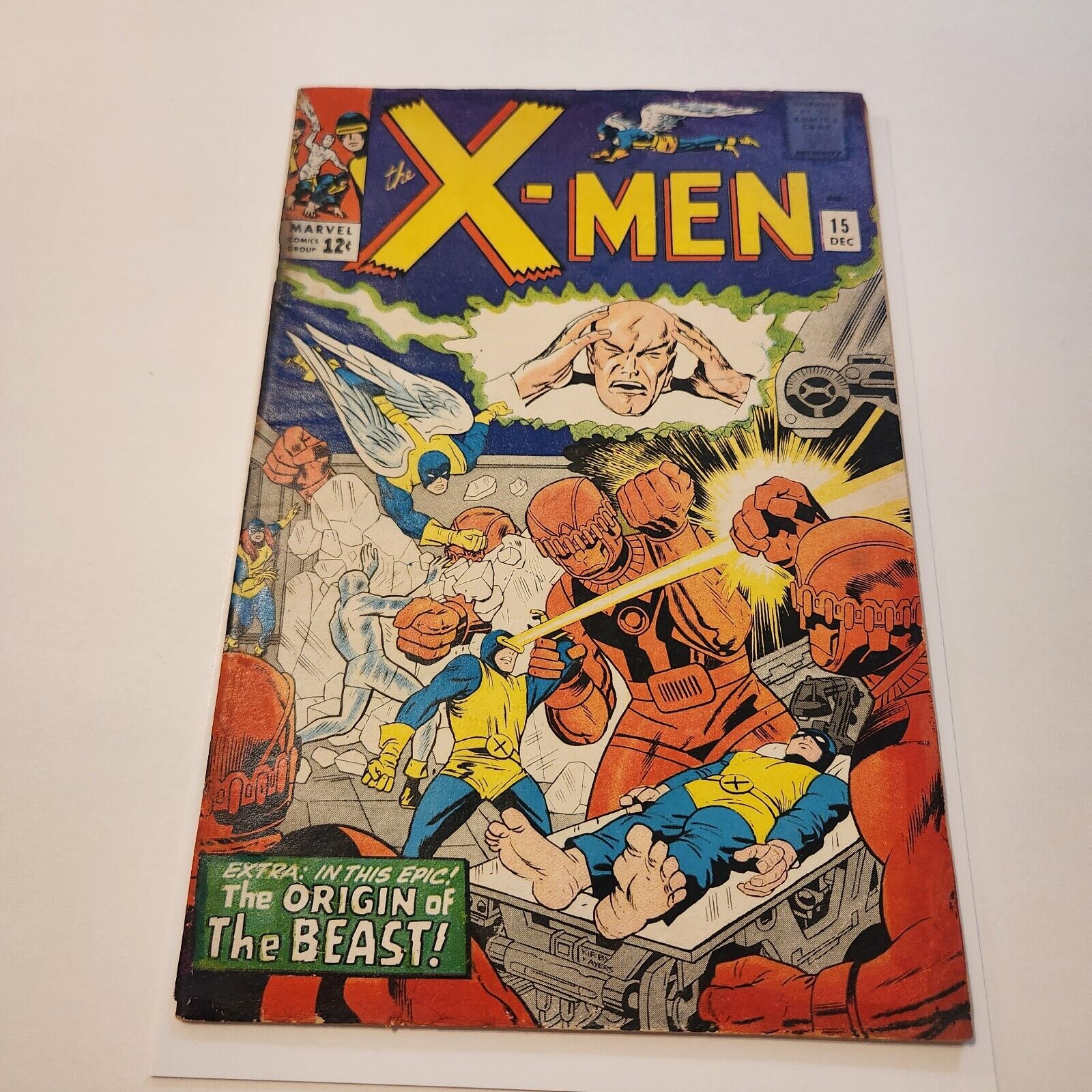 Uncanny X-Men #15 1965 1st Master Mold Origin Of The Beast *Cover Detached*