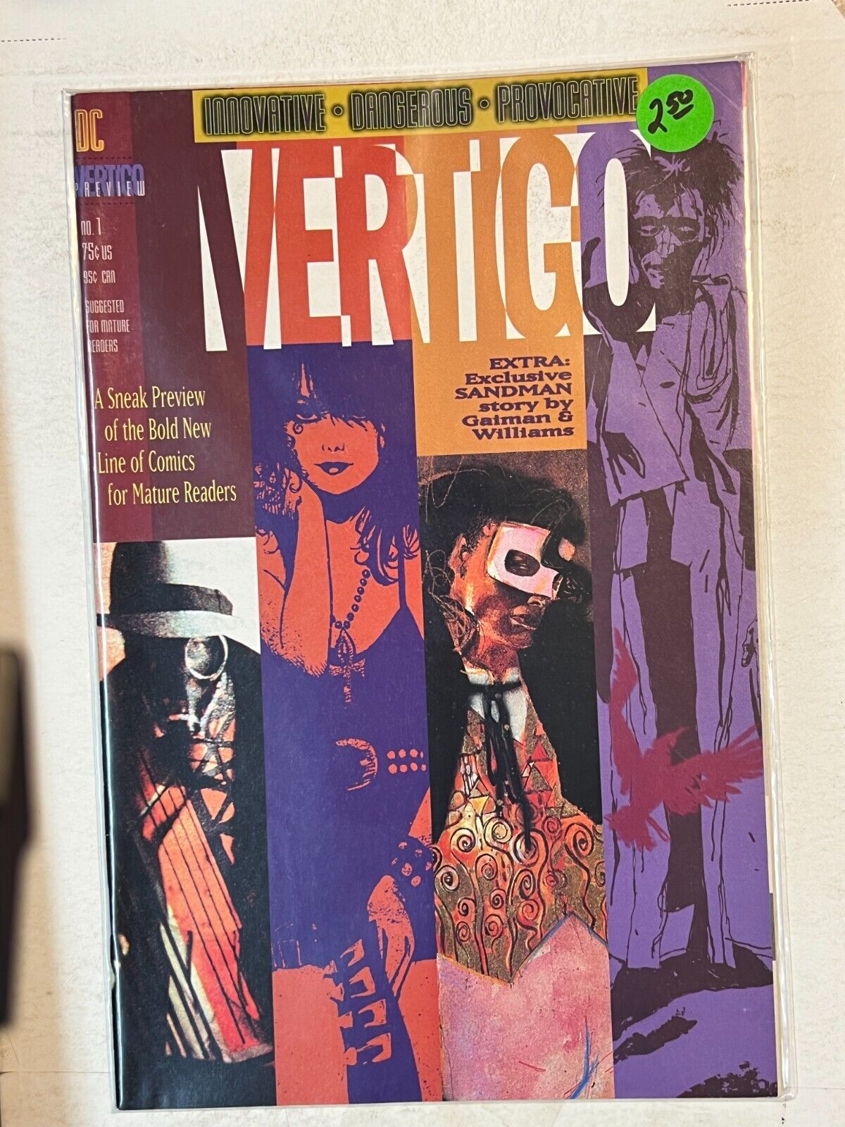 Vertigo 1 Dc Vertigo 1992 | Combined Shipping B&B
