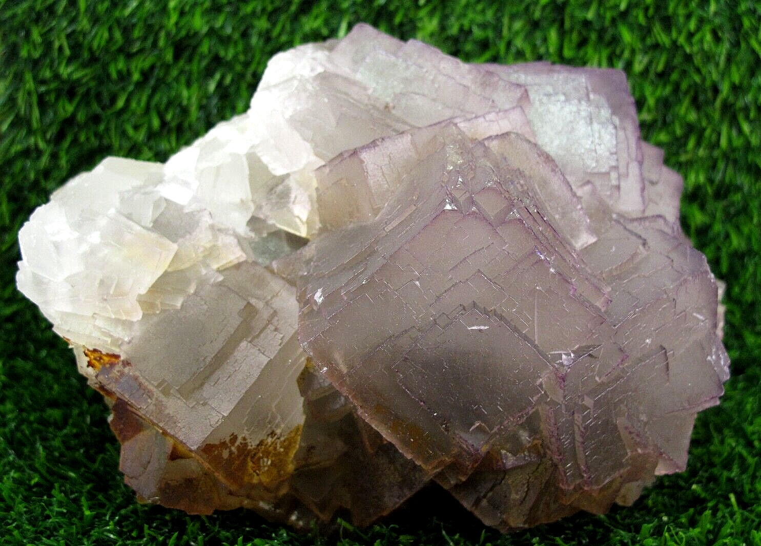 Natural Purple Fluorite terminated cubic crystals Specimen @Balochistan 2.69 Kg