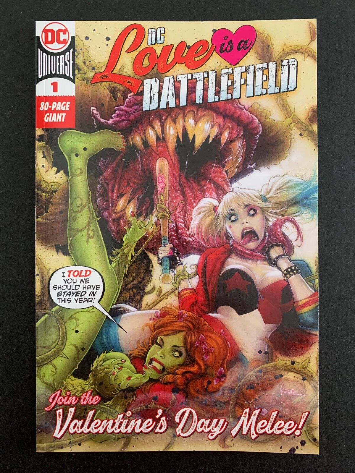 DC LOVE IS A BATTLEFIELD #1 *HIGH GRADE* (2021)  GIANT  LOTS OF PICS