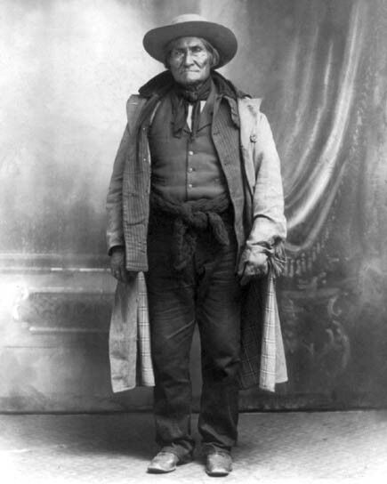 1903 Native American Indian GERONIMO Vintage 8x10 Photo Apache Leader Print 