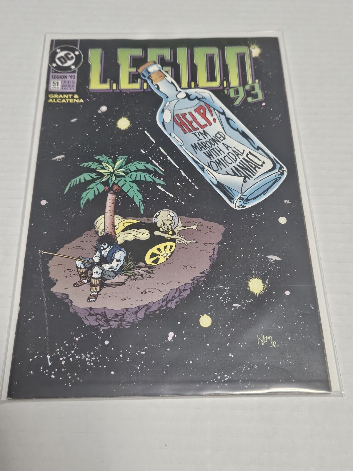 Legion \'93 #51 (DC)  Grant & Alctena
