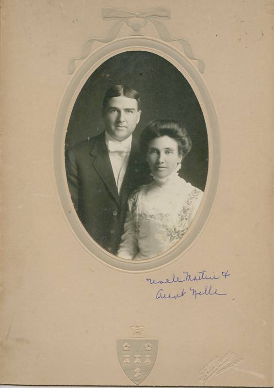 Antique Photo-Monmouth Illinois-Uncle Martin&Aunt Nelle