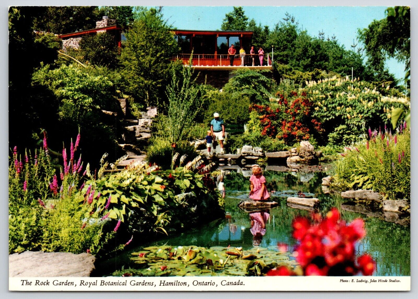 Rock Garden Royal Botanical Gardens Tea House Hamilton Ontario Canada Postcard