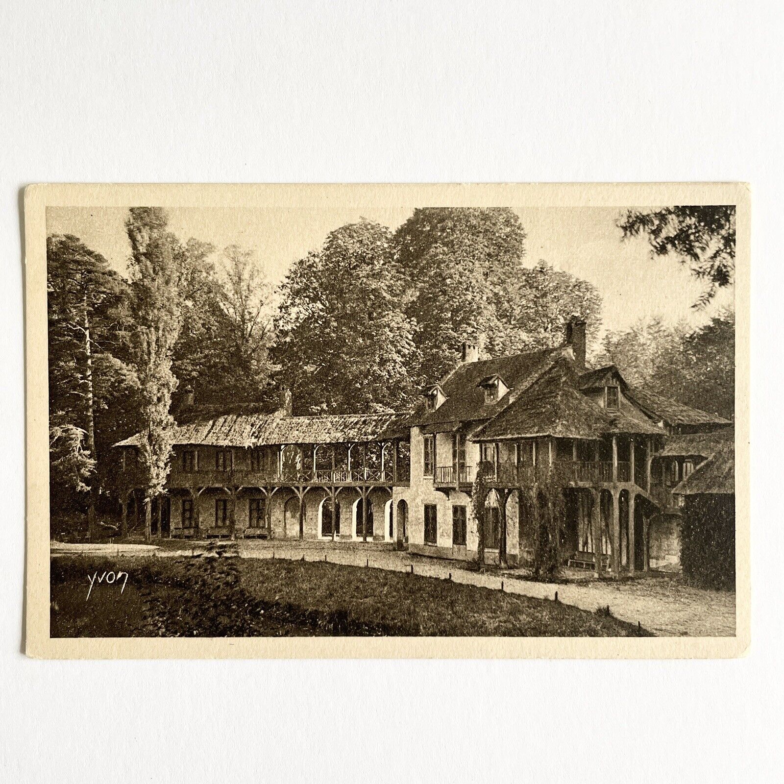 Queen’s Hamlet • Petit Trianon Estate Versailles France • 1913 Yvon Postcard