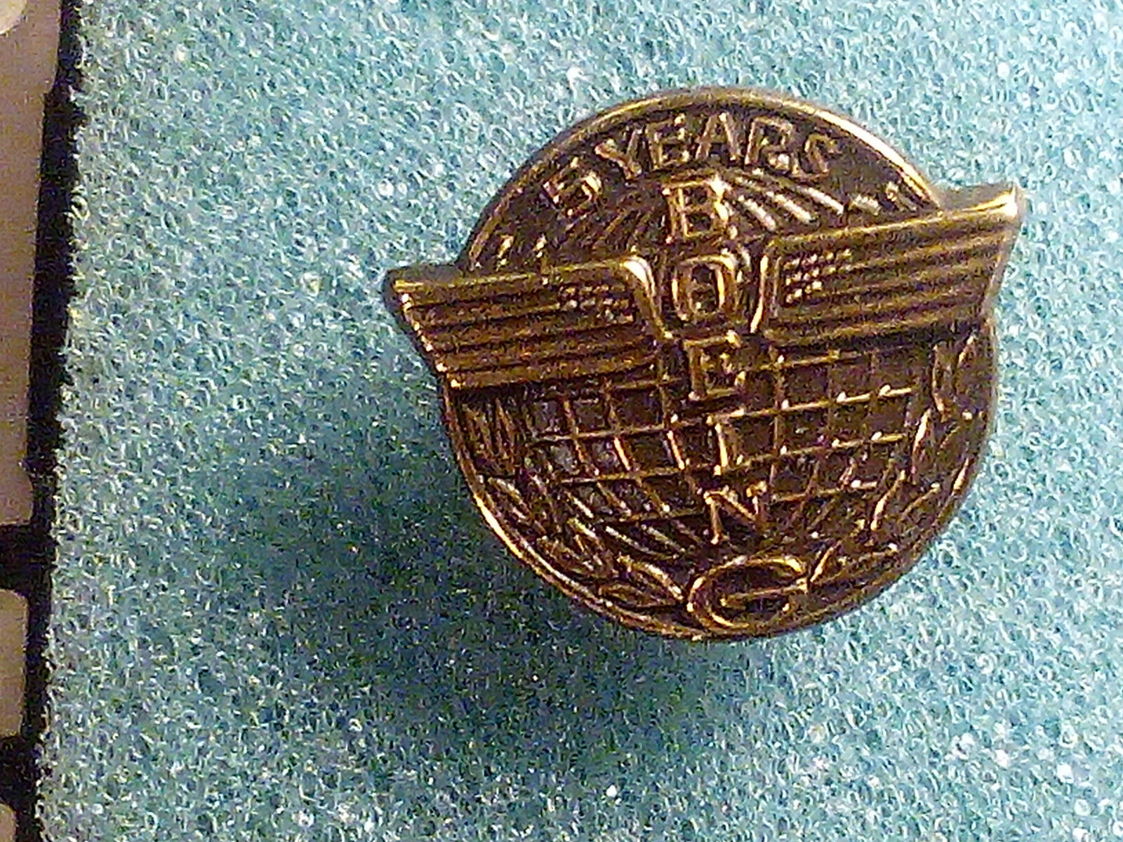 Vintage 1/10 10K Gold Fil 5 Year  Boeing Employee Award Pin