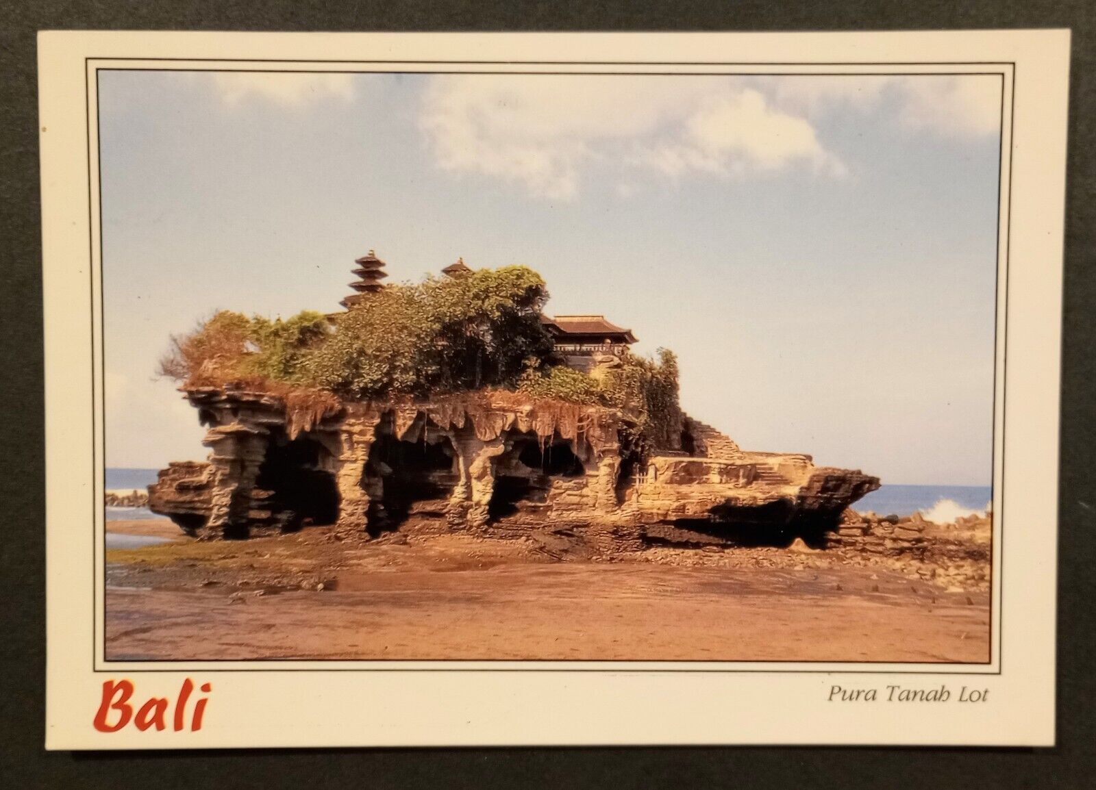 Tanah Lot  Bali, Indonesia Postcard